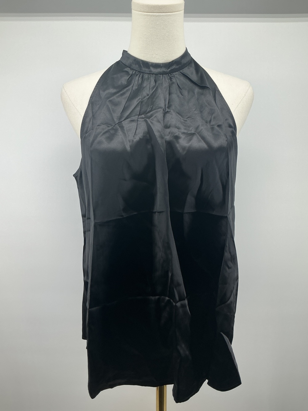 100% Washable Silk Halter Top
